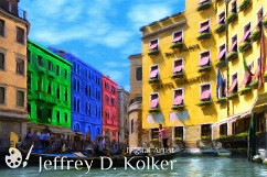 Colors of Venice Colorful buildings of Venice align the canals