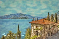 Lake View - Como A view of Lake Como in Varenna, Italy from above street level. The weather was cool, the air smelled clean and one felt a sense of peace as one gazed about the...