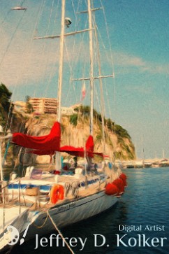 All Ashore All have gone ashore at the Port de Fontvieille, near Monte-Carlo, in Monaco