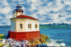 Coquille River Lighthouse This lighthouse sits near Bandon Oregon, where the Coquille River meets the Pacific Ocean. It was commissioned in 1895, and was designed to help ships enter and...
