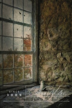 Mill Window An old jar partially filled with something unknown sits on a windowsill of the Pickwick Mill in Winona MN. No telling how long it has sat there. The mill was...